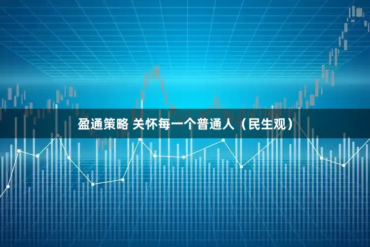 盈通策略 关怀每一个普通人（民生观）